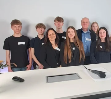 Schülerinnen und Schüler der Integrierten Gesamtschule Bovenden beim Online-Kongress Generation Alpha