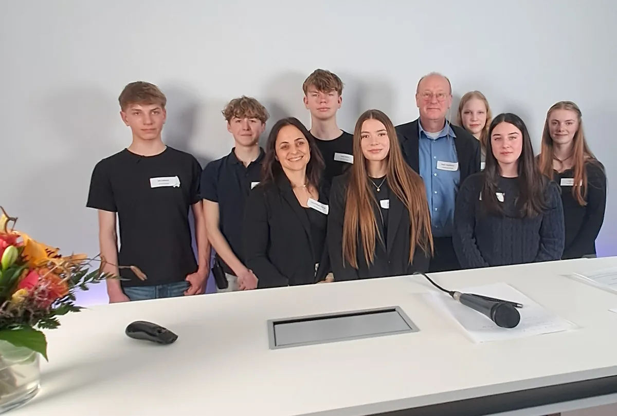 Schülerinnen und Schüler der Integrierten Gesamtschule Bovenden beim Online-Kongress Generation Alpha